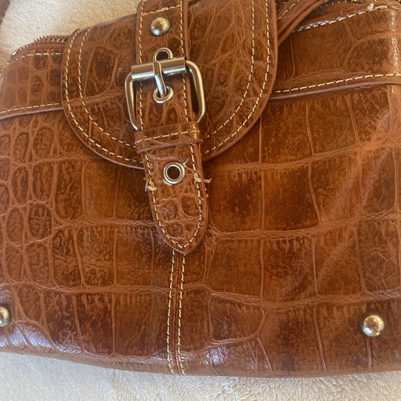 Nine West Purse NWT Cognac Can’t Stop Shopper crossbody shoulder bag - Picture 2 of 12